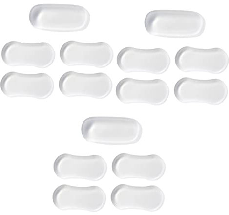 Baluue 3 Sets Geräuschdämpfung Für Toilettensitze Weiche Silikonpolster Für Schranktüren Einfach Zu Installieren Selbstklebend 5 Stück X 3