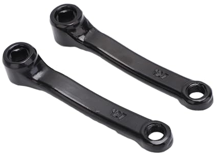 Fahrradkurbelgarnitur, Aluminiumlegierung, Verstellbarer Griff, Schnellknopf, Leichter Mehrzweck Fahrradkurbelarm, 127 Kurbelarm