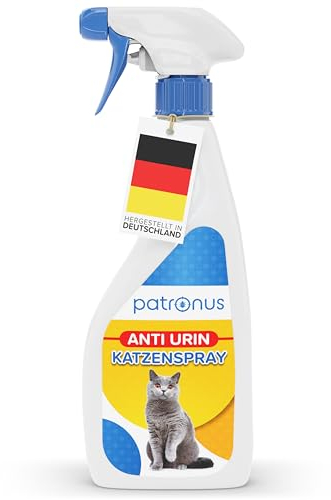 Katzen-Abwehrspray gegen Urinieren & Kratzen 500ml - Fernhaltespray für Innen gegen Katzen mit Sofort- & Langzeitwirkung - inkl. Knabberschutz - hochwirksam