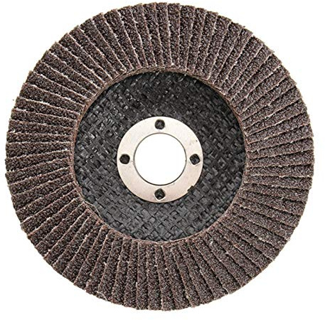 Lamellenscheiben, Schleifscheibe, 1 Stück, 100 mm Lamellenschleifscheibe, 40/60/80/120 Körnung, Winkelschleifer-Polierscheibe, ideal for den Einsatz auf Holz, Metall und Kunststoff, Schleifscheibe (Fa