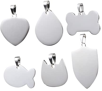 BESPORTBLE 6stücke Teiliges Id-tags Für Hunde Und Katzen Personalisierbare Metallmarken Design Für Sicheres Identifizieren Von Haustieren Für Tier