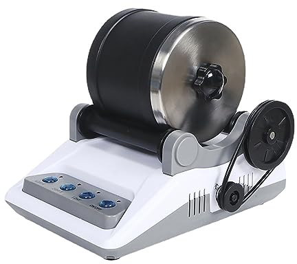 Professional Rock Tumbler Kit, For Kids All Ages - Electric Gemstones DIY Stone Polishing Toy, With Timmer Buttons To Turn Rough Rocks Into Beautiful Gems
