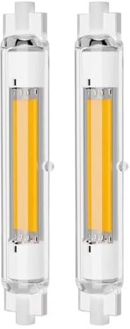 EIMOPE Lampada R7S LED 118mm 30w Dimmerabile, Lampadina LED R7S 30W equivalenti a 200W 300w Lampada Alogena, 4000K Bianco Naturale 3000LM, Angolo 360, Nessun Sfarfallio, Confezione da 2