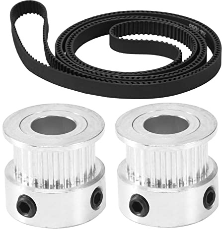 Steowsey Z-Achsen Zeitliche Koordinierung GüRtel Zahnriemen Scheiben Satz 24 Zahn Synchron Rad und 1068 Mm Riemen für X5SA / X5SA PRO / X5SA-2E 3D DRUCKER