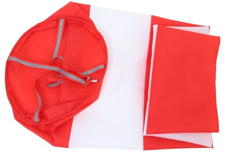 DOITOOL Manica a Vento Oxford 100cm per Giardino e Cantiere, Indicatore Riflettente Ad Alta visibilità per Direzione e Intensità del Vento, con Sacca Porta-Manica per Facile Installazione