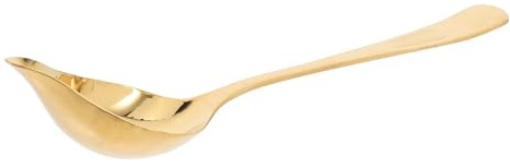 PRETYZOOM Cuchara para Salsas de Acero Inoxidable 304, Cucharas de Mesa Multiusos para Servir y Rociar, Diseño Liso y Pulido, Utensilios de Cocina para Hogar, Hoteles y Restaurantes