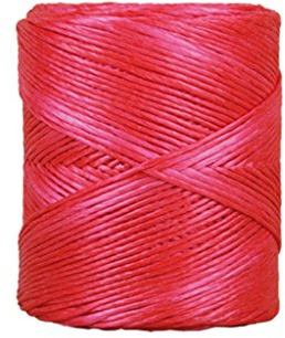 Cofan 08101070 - Hilo de rafia (750 g) color rojo