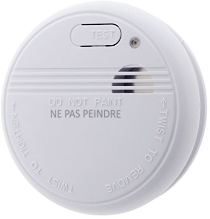 Otio - Détecteur de Fumée CE - Cellule Photoélectrique Haute Fiabilité - Autonomie Minimale 5 ans - Norme EN 14604 - Pile Alcaline Longue Durée Incluse - Blanc