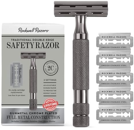 Rockwell 2C Rasierhobel - White Chrome
