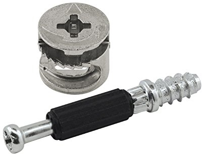 vasalat Hettich Exzenter Möbelverbinder Rastex 15; Material: Zinkdruckguss vernickelt Inhalt: 50 Stück