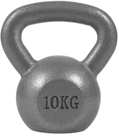 GORILLA SPORTS® Kettlebell - 2 bis 32 kg Gewichte, Einzeln / Set, Gusseisen, Bodenschonend, Silber oder Schwarz - Kugelhantel, Schwunghantel, Kugelgewicht, Rundgewicht, Krafttraining