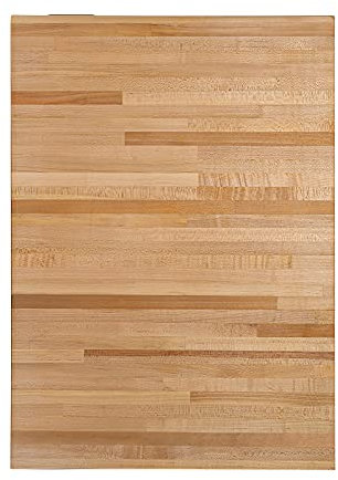 CONSDAN Butcher Block Countertop, 18 x 25 Inches, USA Grown Solid Hard Maple Hardwood, for Kitchen Island, Laundry Room, RV, Camper, Office Desk, Bar Table, Prefinished with Food-Safe Oil, 1.5 Thick