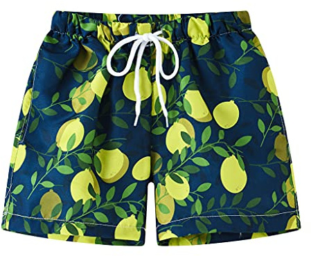 Little Hand Pojke Board snabbtorkande strandshorts, Blå 4, 5-6 ans