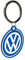 Nostalgic-Art Retro Schlüsselanhänger, Ø 4 cm, VW – Logo – Volkswagen Bus Geschenk-Idee, Original Lizenzprodukt (OLP), aus Metall, Vintage Design