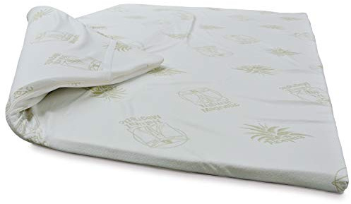 Baldiflex Emporio Corrector Matratzenauflage aus Memory-Schaum, Einzelbett, 70 x 190 cm, Höhe 8 cm, Bezug aus Aloe Vera, weich