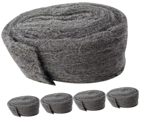 ULTECHNOVO 5pièces Lot De Laine Acier Pour Boucher Souris Barrière Anti-rongeurs Protection Pour Portes Et Jointures