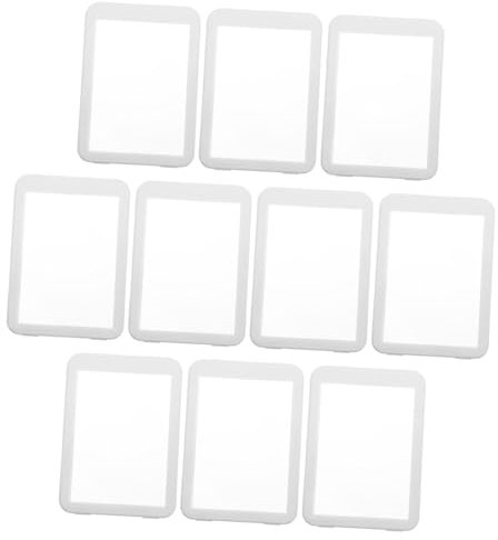 LALAFINA 10stücke Klarsichtkartenhüllen Aus Kunststoff Für Spielkarten Fliptop Design Schützt Karten Vor Schmutz Und Beschädigungen Für Sport Und Sammelkarten