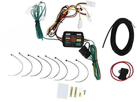 Brilluxa Mazo de cables para remolque compatible con 6 4 Dr. Sedan 2004-2008, conector eléctrico de 4 pines, reemplazo del arnés de cableado del lado del vehículo