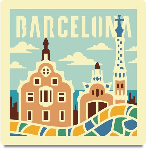 Barcelona Holzkarte - Geburtstagskarte - Reise Geschenk, Urlaub, Urlaub Geschenkidee, Urlaubskasse Geschenk, Urlaubsgeld Geschenk, Gutschein Urlaub Geschenk, Spanien Urlaub, Barcelona Gutschein