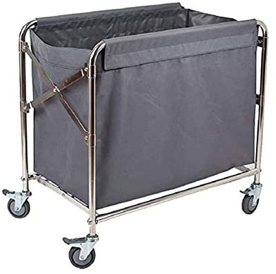 Carrello portaoggetti – Carrello multiuso da cucina, robusto carrello portatile per la pulizia di hotel e biancheria