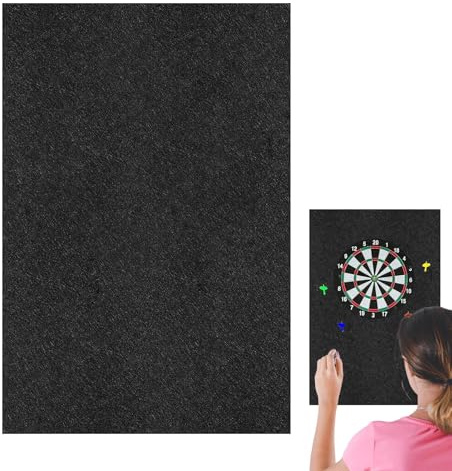 Dart Rückwand - Dickes Filz Dartboard Hintergrund - Dartscheiben-Rückwandschutz | Wandfliesen-Dartscheiben-Umrandungsschutz gewährleisten eine gleichbleibende Leistung ohne Kompromisse bei der Optik.