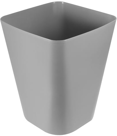Toyvian Cubo Basura Grande Plástico Resistente con Apertura Amplia Papelera Multifunción para Oficina Baño Cocina y Salón Almacenamiento Práctico y Duradero
