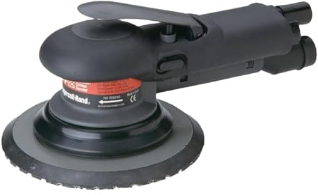 Ingersoll Rand 4151 Random Orbital Air Sander, 3/16 Orbit, 6 Vinyl Pad, 12,000 RPM, 0.2 HP