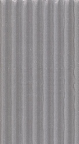 Clairefontaine 95676C - Medium Flute Corrugated Board Roll 300g/m² - Format 50x70 cm - Creative leisure - DIY, Handicraft, Cardboard - Silver Colour Crafts