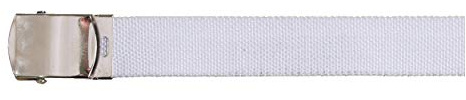 MFH Gürtel mit Metallschloß Koppel Stoffgürtel Länge bis 130 cm verstellbar 3 cm breit viele Farben