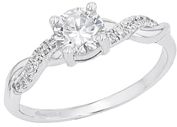 s.Oliver ring 925 sterling silver damringar, med cubic zirconia synth, silver, Kommer i smycken presentförpackning, 9079339