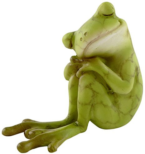 Top Collection Miniature Fairy Garden and Terrarium Statue, Frog Resting