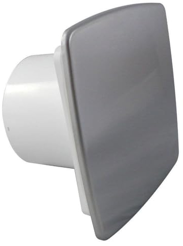 Extractor de baño 100 mm/4 moderno ventilador ducha NI-100 cromo pulido