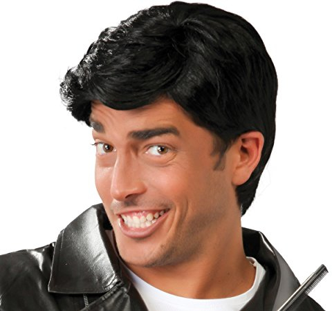 FIESTAS GUIRCA Peluca Guapo Negra