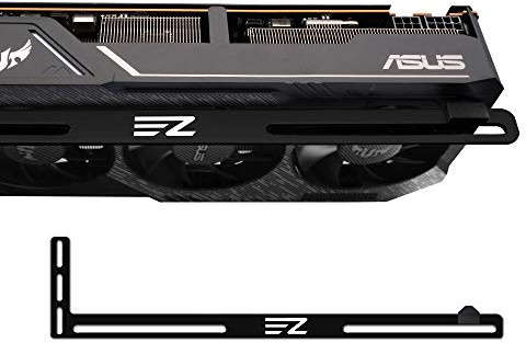 easydiy tarjeta gráfica GPU para el soporte tarjeta de video Sag soporte/Holster Bracket, aluminio anodizado Aérospatiale, Simple o doble ranura para cartes-noir
