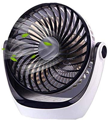 SSHHI Ventilateur USB,Ultra-silencieux Portable Ventilateur mobile de climatisation, main de bureau tenant un ventilateur de bureau/C