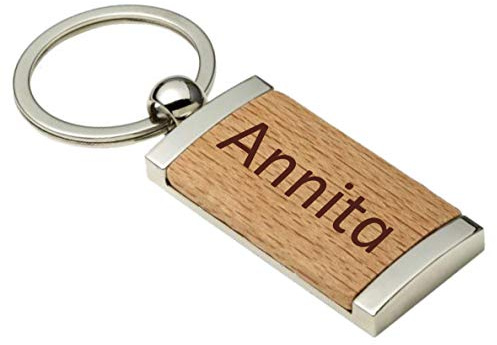 laser-diele Schlüsselanhänger mit Name graviert - mit Wunschtext personalisiert - individuelle Gravur als Geschenk oder für Industrie Vereine