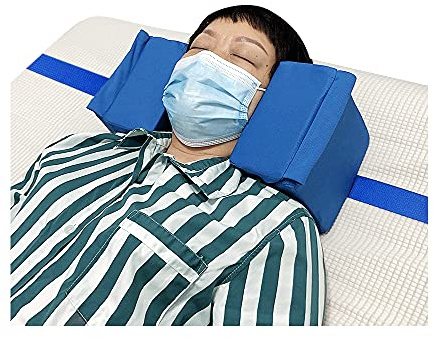 AOSSA Nackenstabilisator-Kissen zum aufrechten Schlafen, Kopfwiegenkissen, nach Operationen, Positionierungskissen für Erwachsene und ältere Menschen, bettlägeriger Nackenstützkeil für Bett