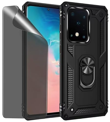 CLYDITE Hülle für Samsung Galaxy S20 Ultra Hülle Schwarz handyHülle mit Anti-Spähen Privatsphäre Schützen Folie Blickschutzfolie
