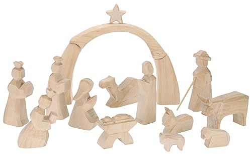 SUNNYSUE - Große Weihnachtskrippe, 16-TLG.