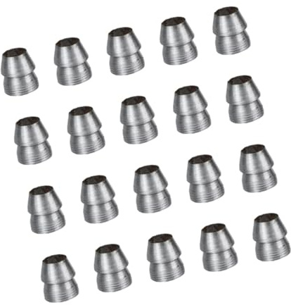 Milisten 20pièces Lot de Cales Rondes Métal pour Manche De Hache Coins De Fixation Et Réparation pour Haches Et Marteaux