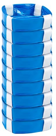 NETONDA 9er Nachfüllkassetten Windeleimer Nachfüllfolie Katzeneimer Geruchsdicht Nachfüllbeutel kompatibel mit Spross DressUpXL ClassicXL Nachfüllfolie für LitterLocker LittyCat LitterGenie