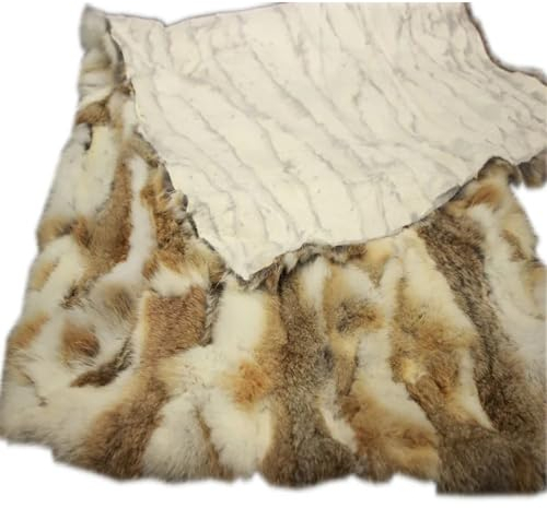 GSJNHY Sofa Decken Pelzdecke, Leder, weiche Platte, Matratze, Kleidungsstoff, handgefertigtes Nähmaterial, Heimdekoration