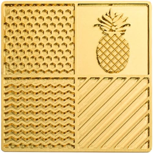 Haowul Vassoio per Timbri di Ghiaccio Trasparente, Timbri Personalizzati per Cubetti di Ghiaccio per Cocktail, Stampi per Ghiaccio Moderni Artigianali per Whisky, Accessori per Cocktail di Ghiaccio