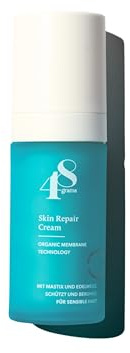 48grams Skin Repair Feuchtigkeitscreme mit Aloe Vera, Hyaluron & Edelweiss - vegane Gesichtscreme für trockene Haut