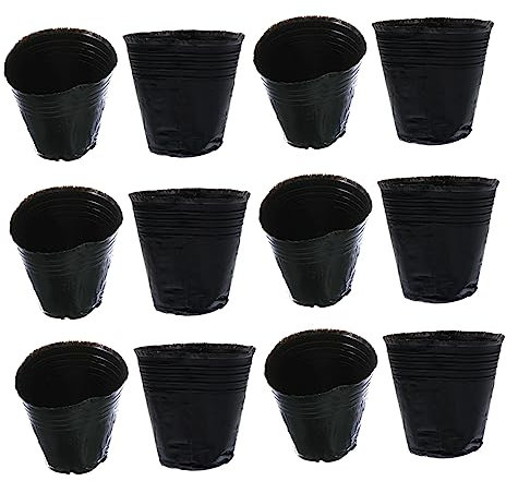 NULYLU 500piezas Macetas para Plantas Tiestos De Jardín para Trasplante y Cultivo De Plántulas Nutrientes para Flores y Hortalizas