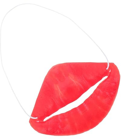 BRIGHTFUFU April Fool's Day Wurst-Mund Scherzartikel Für Halloween Und Cosplay Lustiges Lippen-Spielzeug Für Streiche Und Partys Aus Sicherem Latex Gefertigt Für Soziale Anlässe
