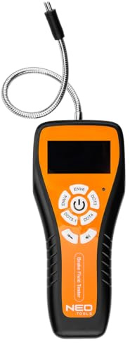 NEO TOOLS Elektronischer Bremsflüssigkeitstester - Farb-LCD, Wassergehaltsmessung DOT3 DOT4 DOT5.1 EVN4 EVN6, Einfache Bedienung für Fahrzeugsicherheit