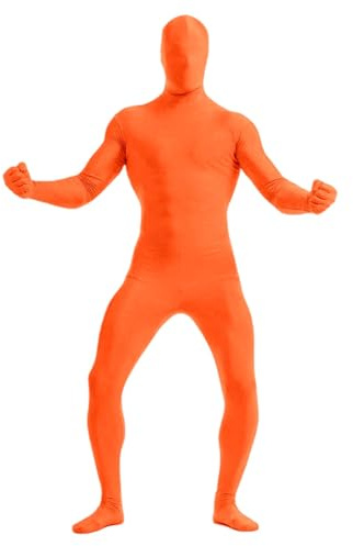 Générique Deguisement Seconde Peau, Combinaison Homme, Deguisement Monochrome, Déguisement Intégral, Zentai Adulte, Costume Halloween Adulte