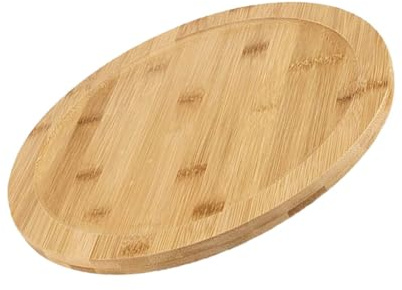 iplusmile Soporte Giratorio de Madera Natural para Tartas y Postres Base Estable y Elegante Plato Redondo Rotatorio para Mesas y Reuniones Familiares