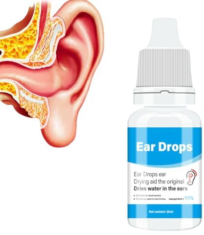Teegxddy Gotas para los Oídos, se Utiliza para Suavizar y limpiar la Suciedad de los Oídos, 20 ml